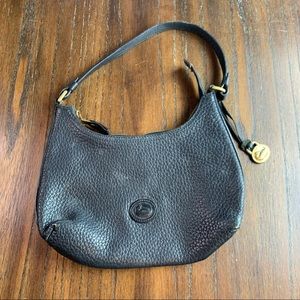 Dooney & Bourke Y2K shoulder purse handbag leather black vintage